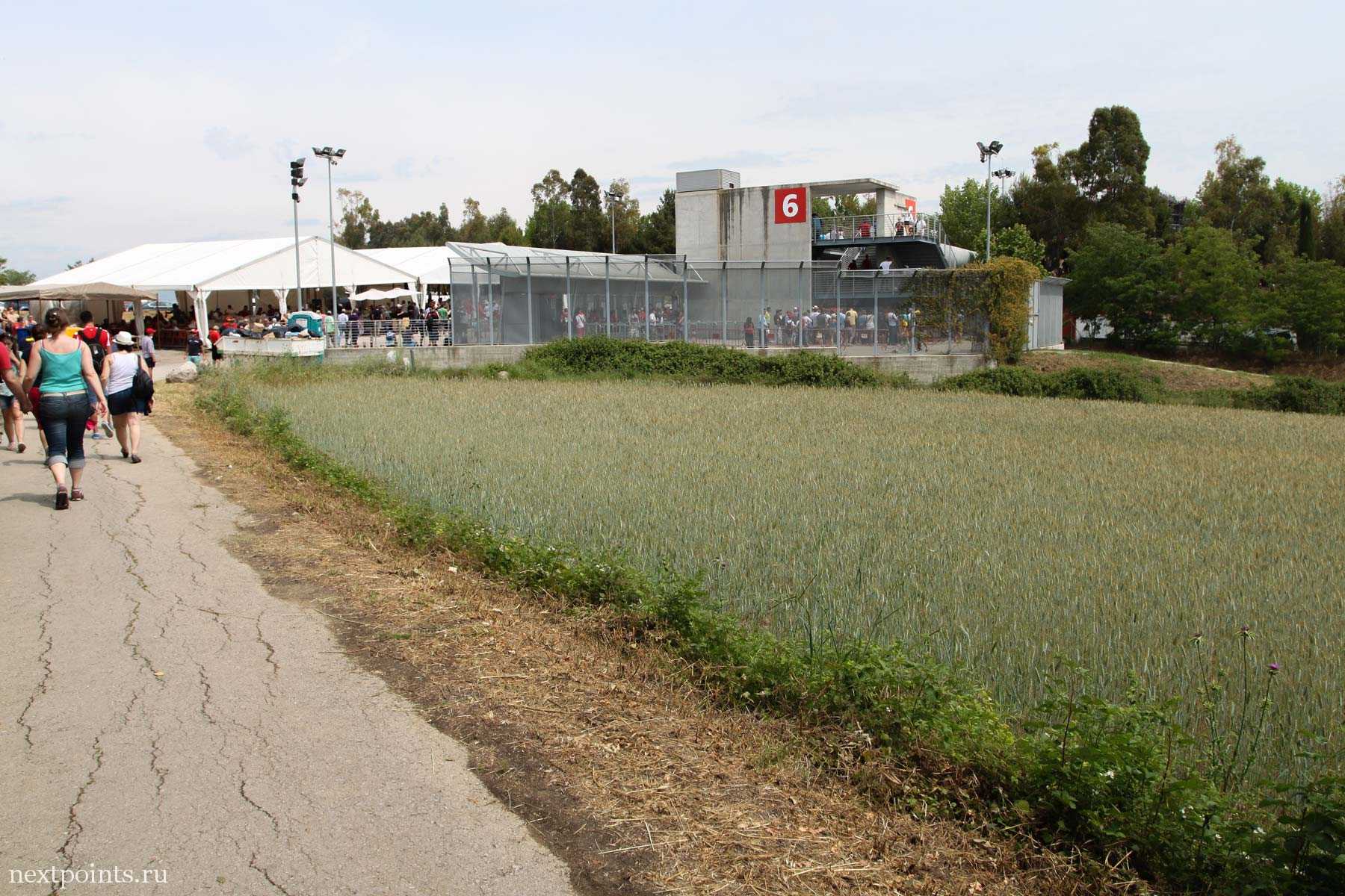 Вход на трассу Circuit de Barcelona-Catalunya