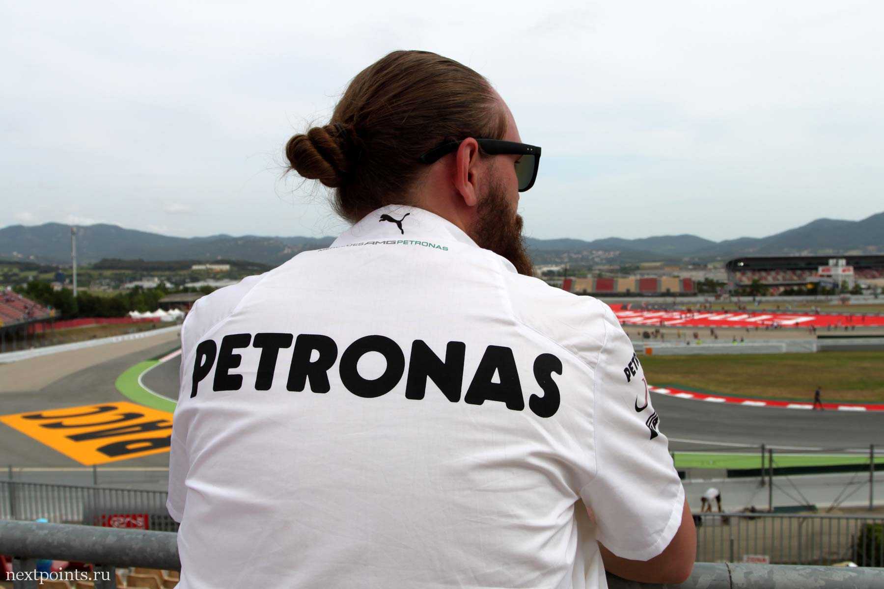 Вид на трассу Формулы 1 в Испании