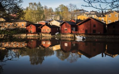 Уютный городок Порвоо в Финляндии