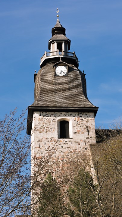 Башня церкви в стиле барокко, построенная в 1797 году